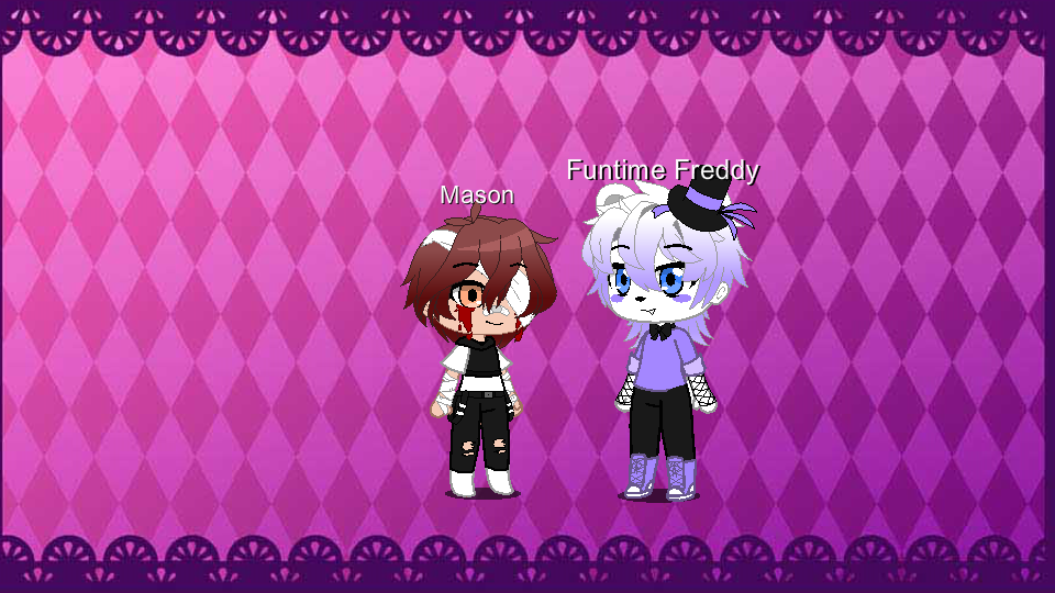 || Gacha Club || Mason and Funtime Freddy || AU || by Necropolis-of ...