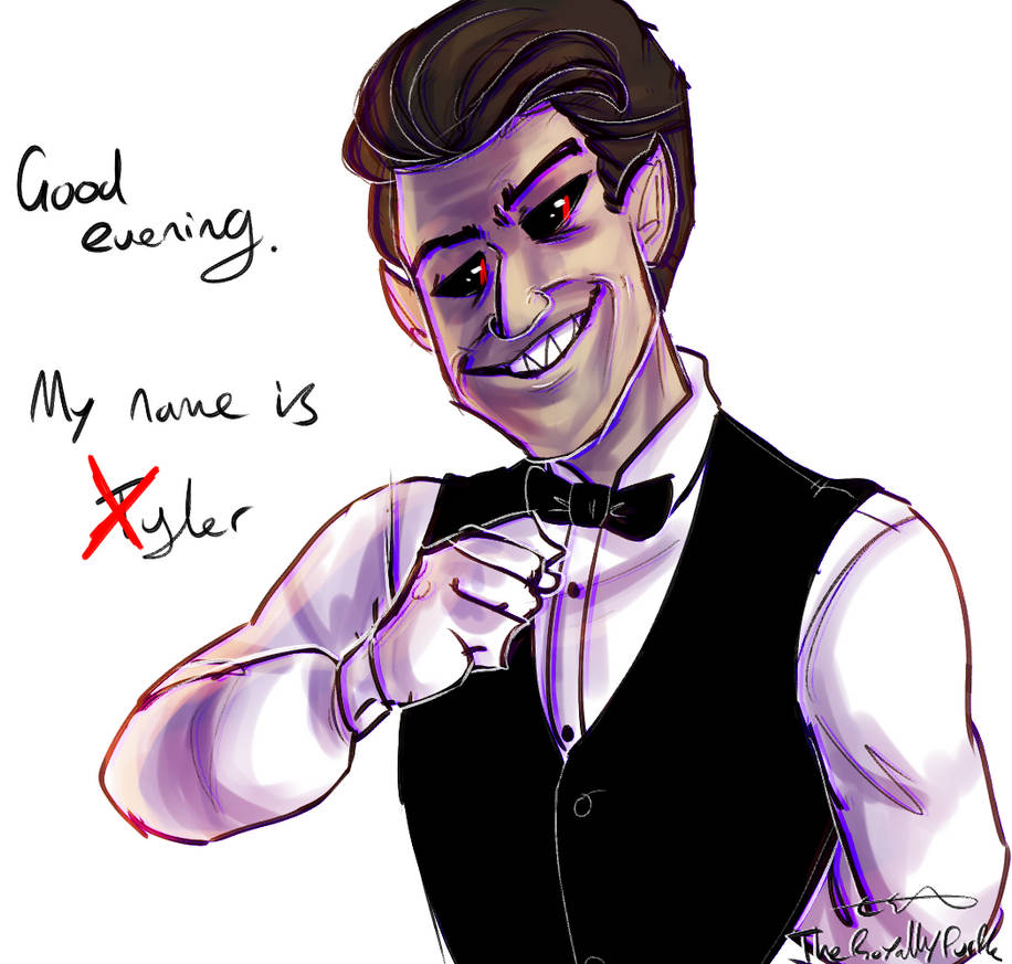 A Creepy Butler by TheRoyallyPurple on DeviantArt