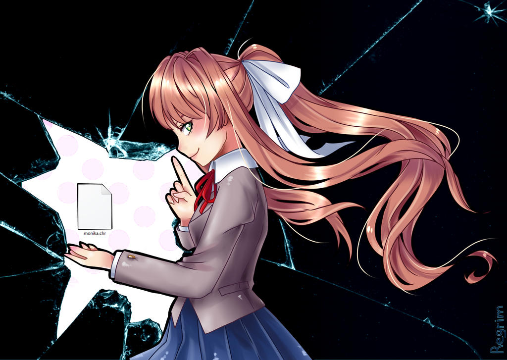 Just monika на русском. Just Monica. Glichcore Monika. Monika1313cool.