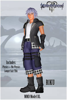 .:{MMDxKH} KH3 Riku Model DL :.