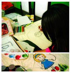 painting t-shirts