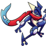 Commission: Red Scarf Greninja