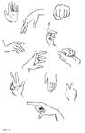 11 Hand Poses and References