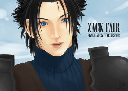 Fan Art : Zack Fair , Crisis Core