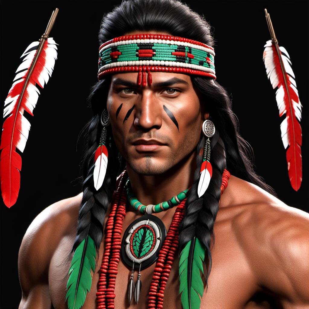 Atractive, Physicaly Fit Native American With Long by BobbyShazam on ...