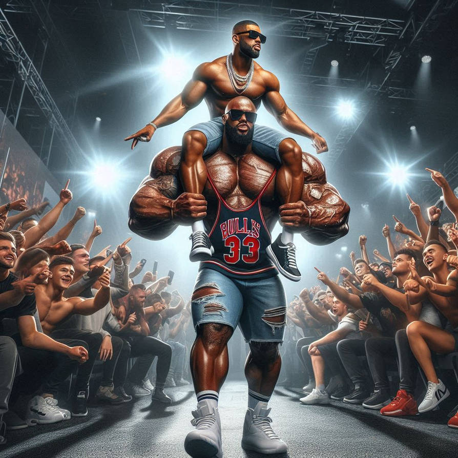 Shoulder ride by JasonMuscleRider on DeviantArt