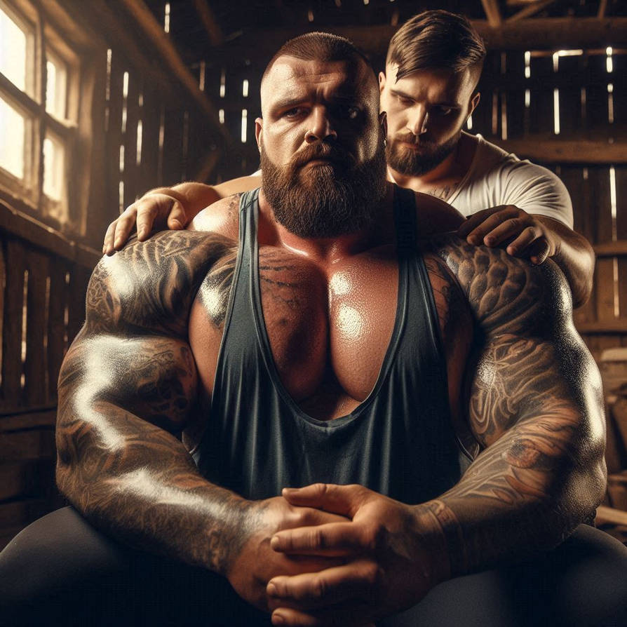 Muscle Rider Muscle worship in barn by JasonMuscleRider on DeviantArt