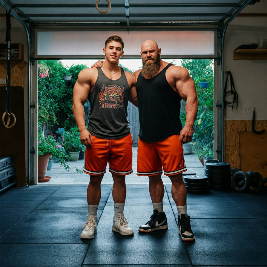 Father Bodybuilder Dad and Son Bodybuilders by JasonMuscleRider on DeviantArt