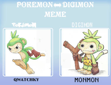 Digimon to Pokemon Meme