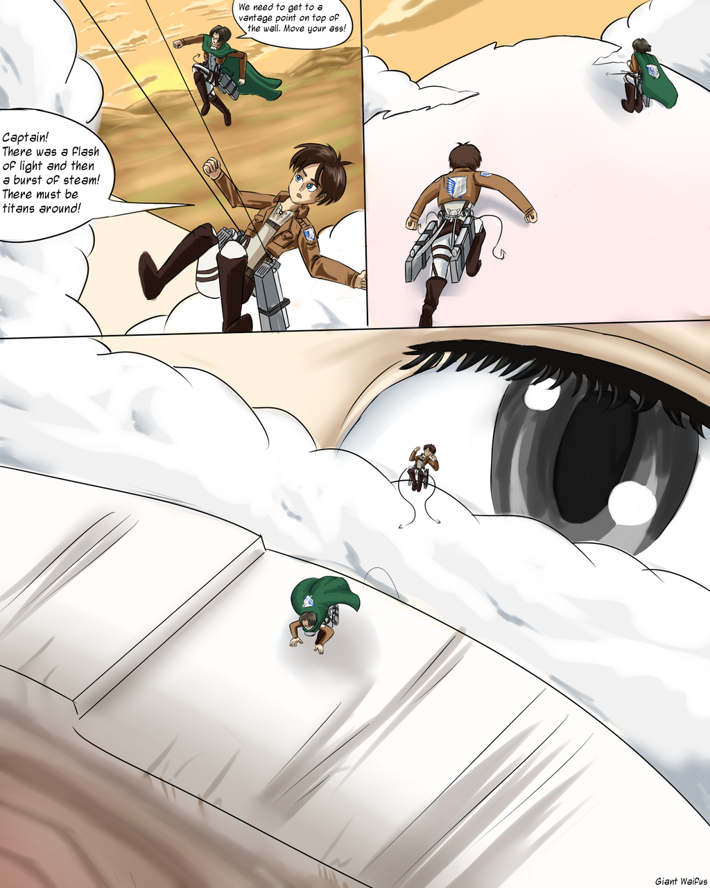 Attack on Titan patron comic