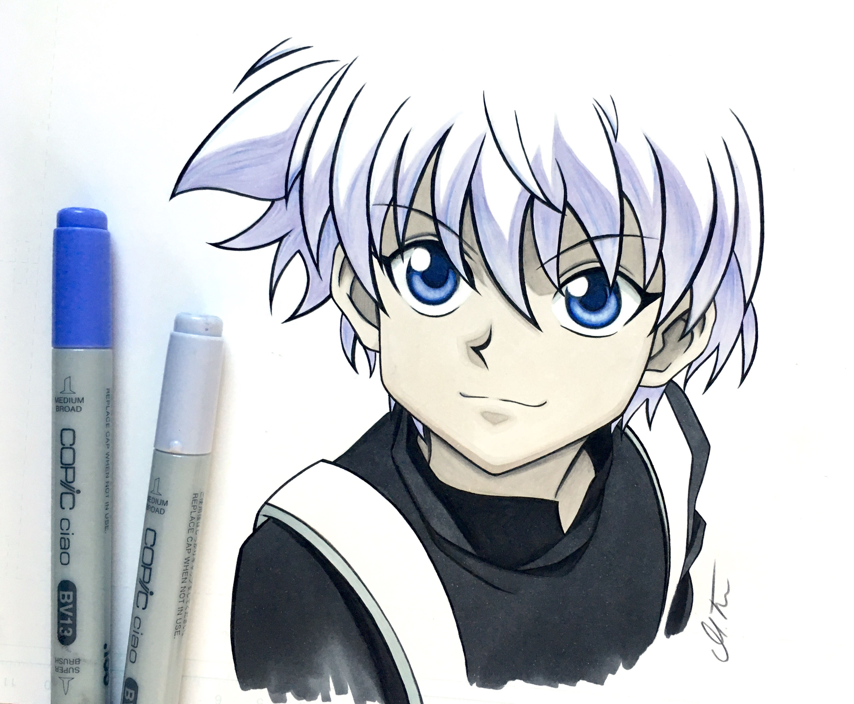 Killua drawn from 7 different animes! : r/HunterXHunter