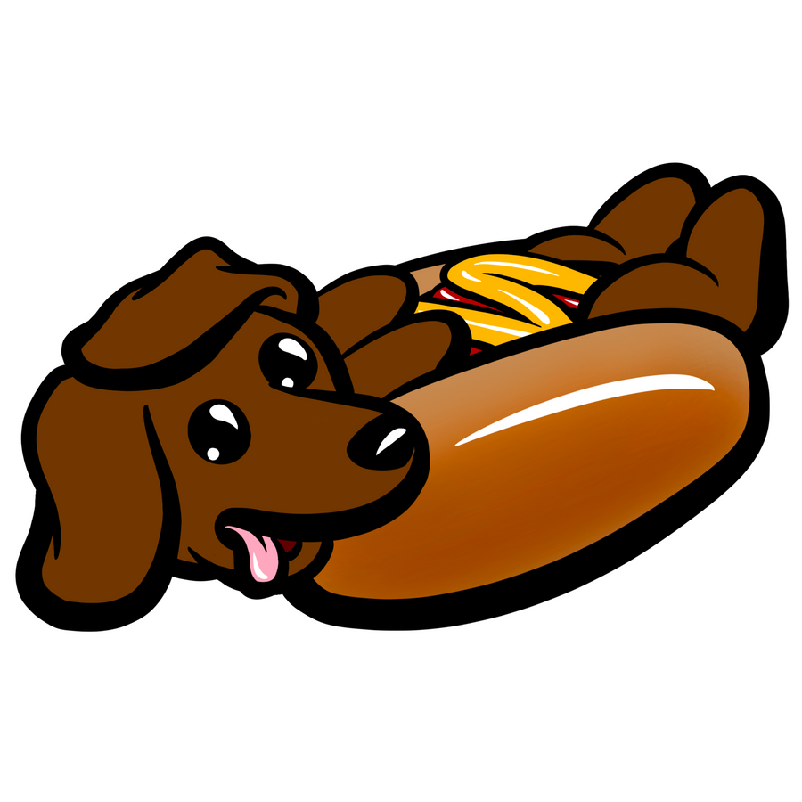 Wiener Dog on a Bun by wag2tails on DeviantArt