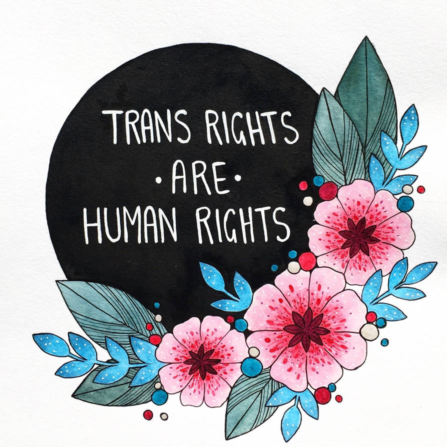 Trans rights are human rights by katlyn-ridgewell on DeviantArt