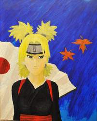 Temari -Naruto- Acrylic Painting