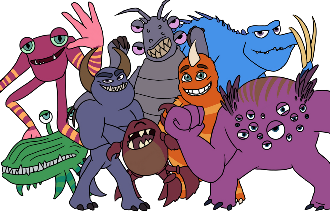 Commission Monsters Inc. Group by TheAnimatingFanatic on DeviantArt