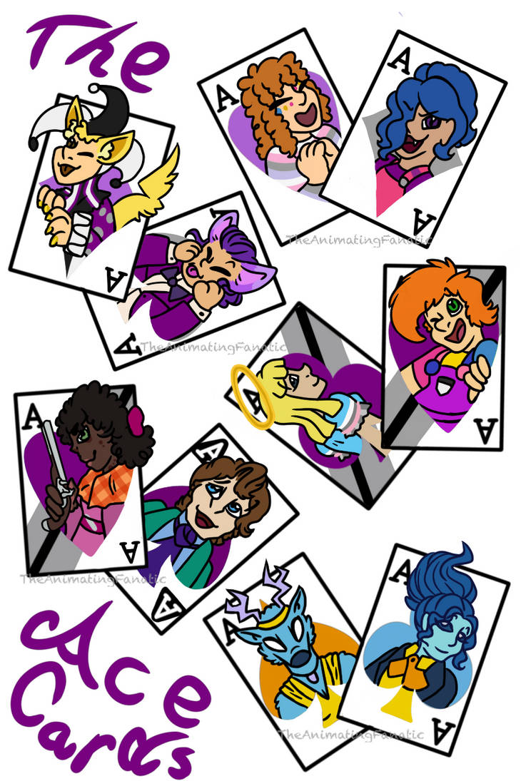 The Ace Cards (Asexual Spectrum Pride) by TheAnimatingFanatic on DeviantArt