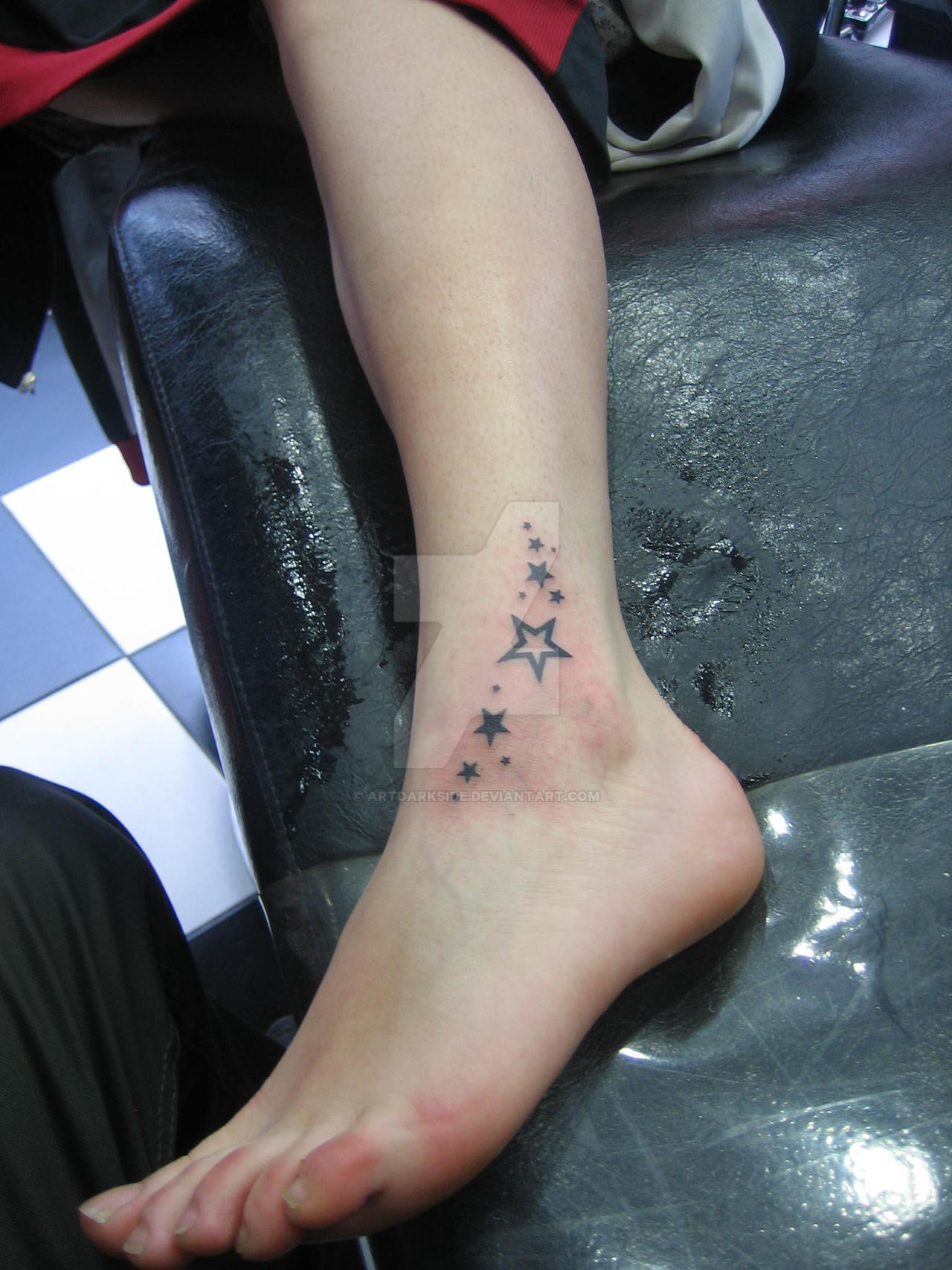 star foot tattoo by artdarkside on DeviantArt
