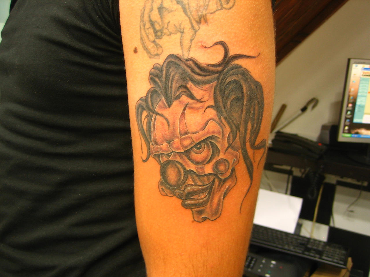 clown tattoo by artdarkside on DeviantArt