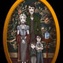Portrait of Black family from Harry Potter
