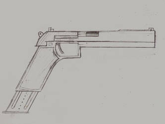 Long Barrel handgun