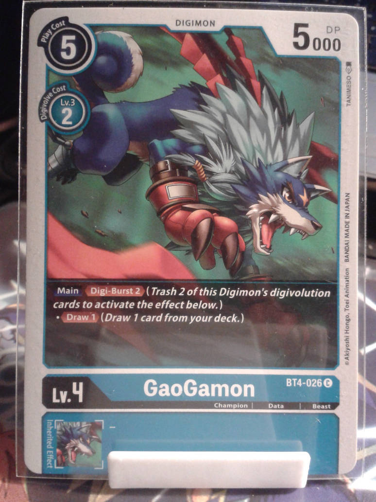 GAOGAMON DE RJ ANDA #TCG #DIGIMONCARD by RJ-Anda on DeviantArt