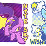 Pony OCs: Nyte Sky+Wishing Star