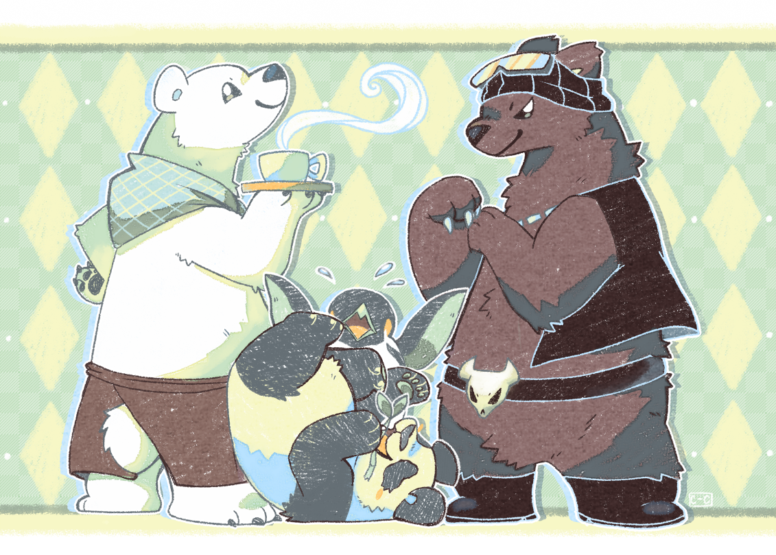 Polar Bear S Cafe By Crayon Chewer On Deviantart