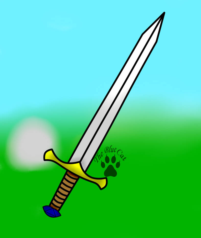 Glistening normal sword by Comet-The-Blue-Cat on DeviantArt