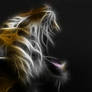 Tiger fractal wallpaper