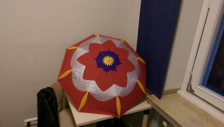 Flower Umbrella - dark red