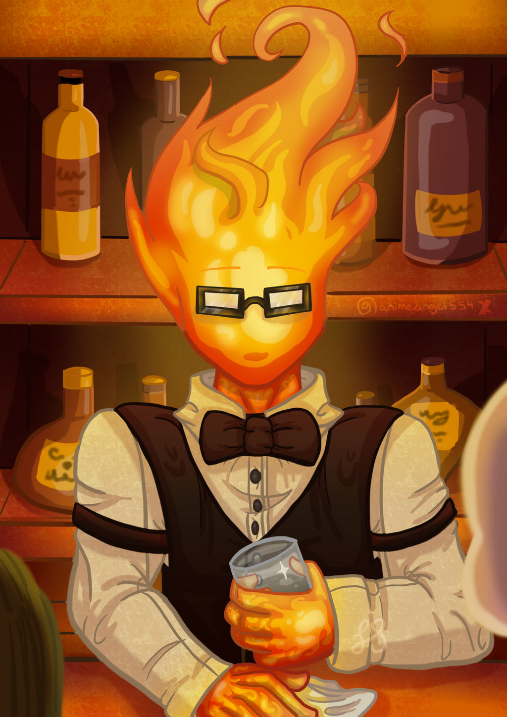 Grillby s undertale Fanart By Animeangel554 On DeviantArt grillby-s-undertale-fanart-by-animeangel554-on-deviantart