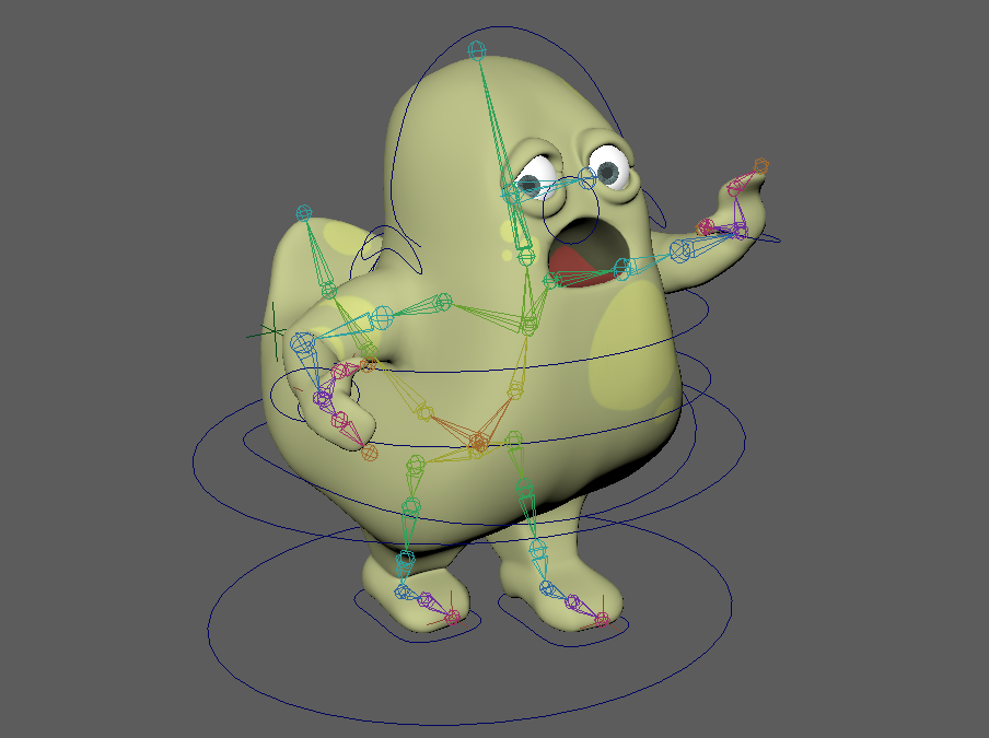 Maya Fat alien model by emoeida on DeviantArt