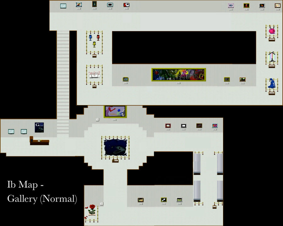 Ib Map - Gallery (Normal) by TashiCat on DeviantArt