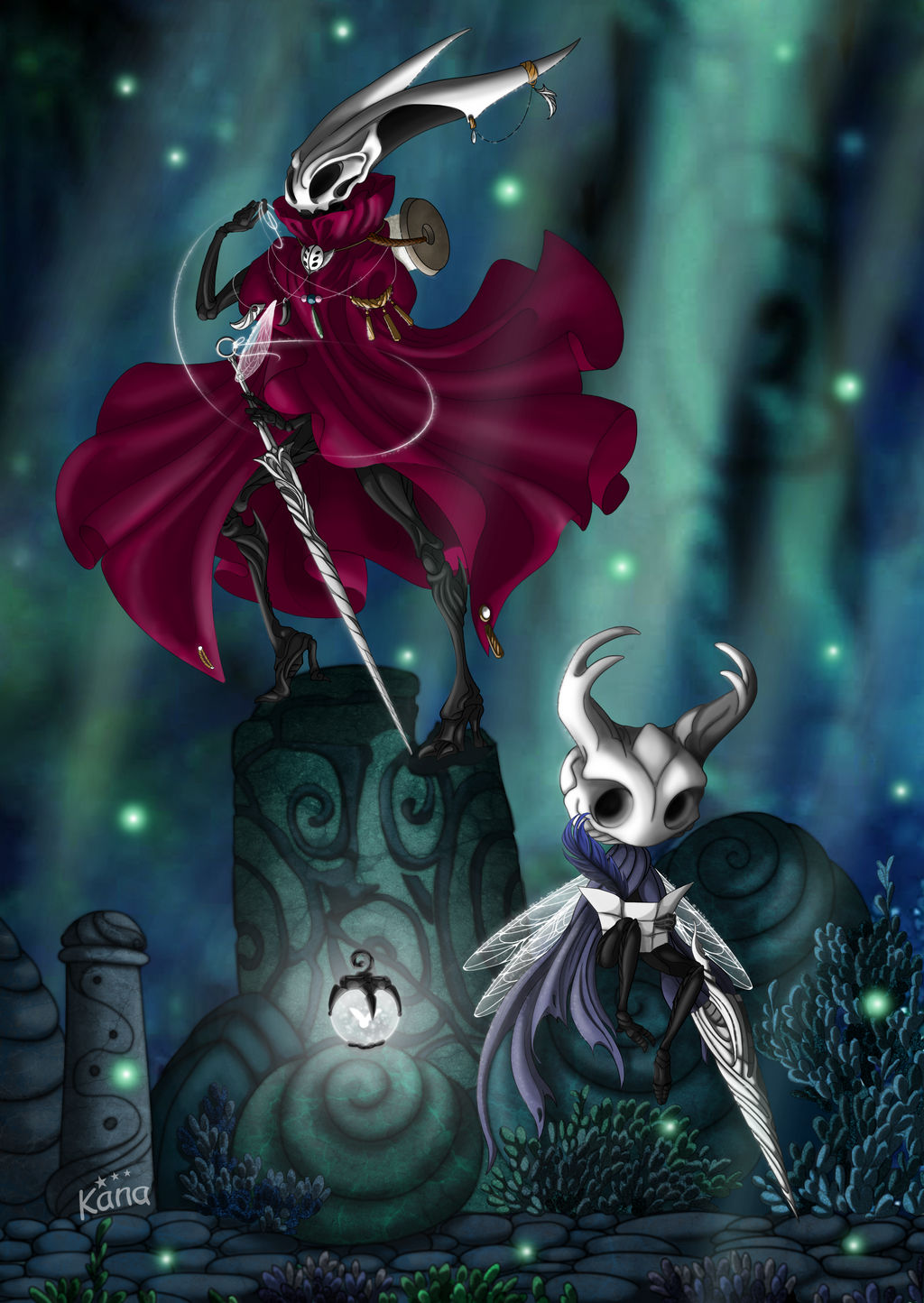 Hollow knight. Greenpath by Kanochka on DeviantArt