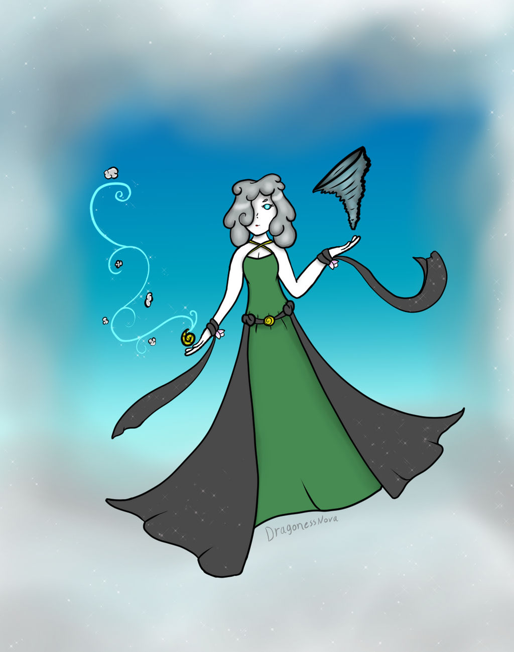 Wind Elemental Zephyra by DragonessNova on DeviantArt