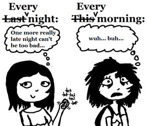 Every night and every morning