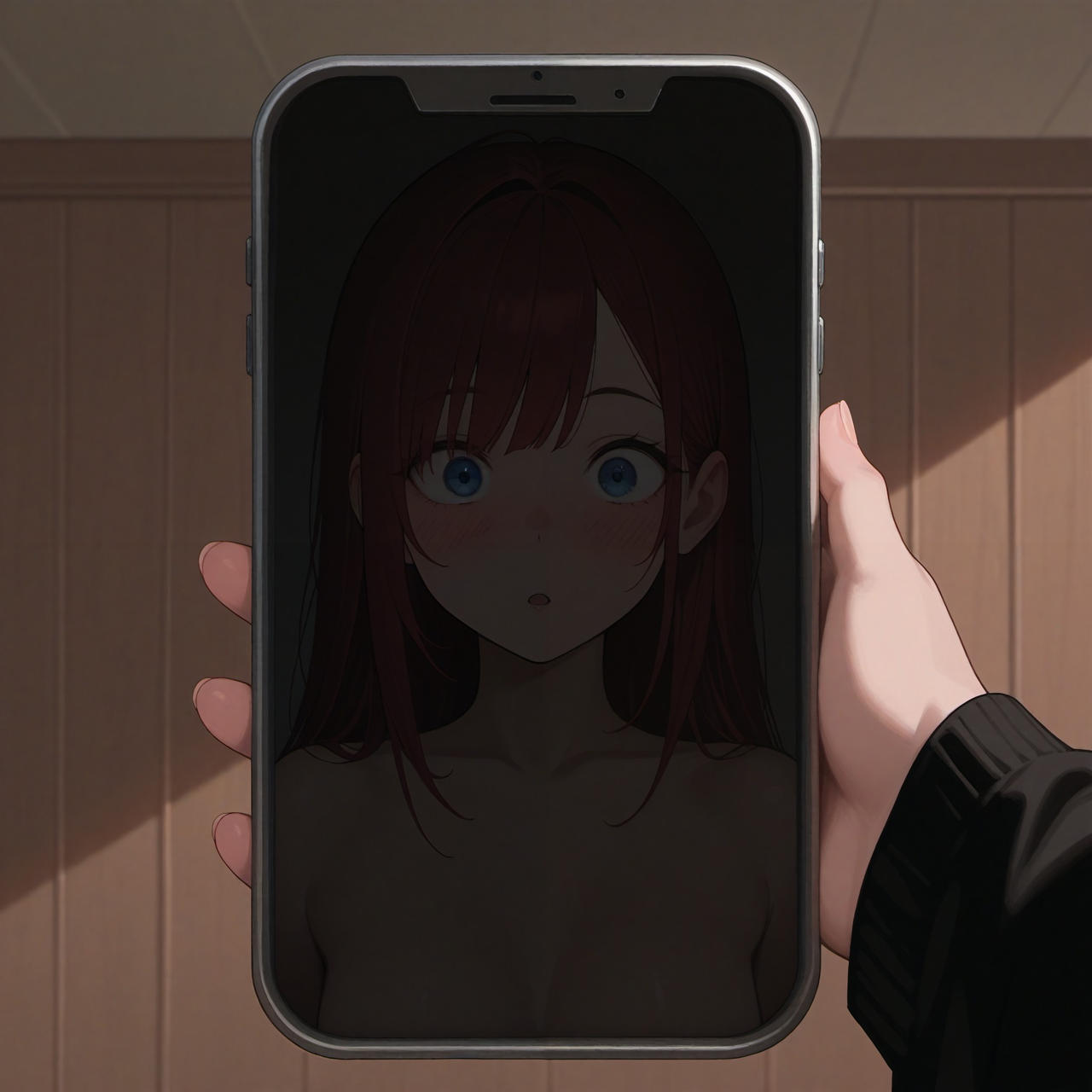 Phone screen reflection