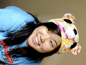 Rainbow Candy Bear Hat