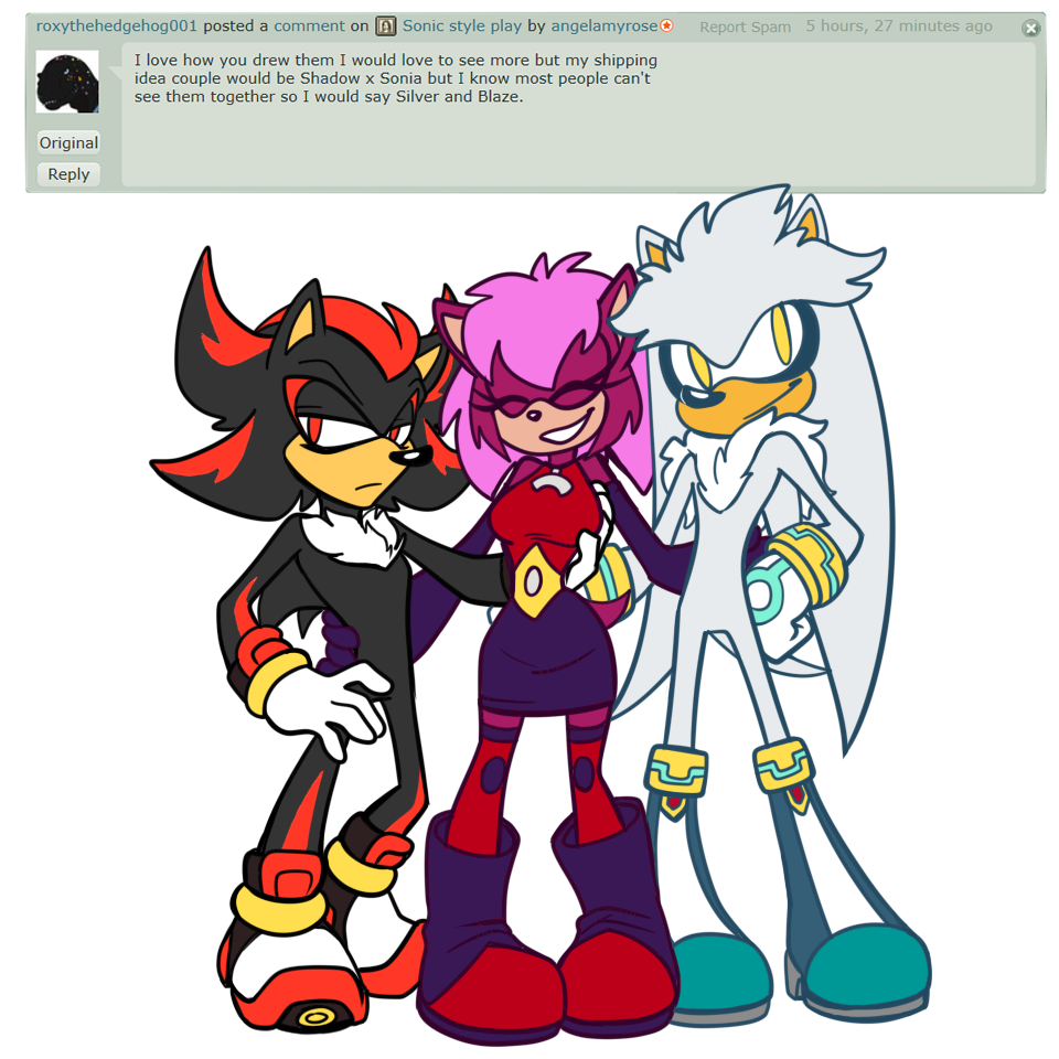 Sonic x Silver x Shadow on A-A-Sonic-Shipping - DeviantArt