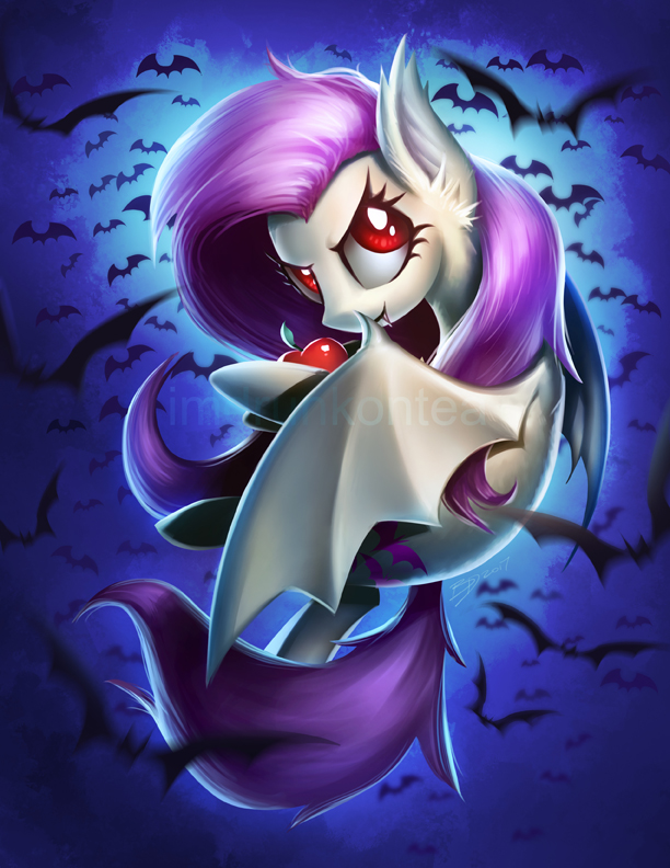 Flutterbat Deviantart Front Flutterbat by imdrunkonTea on DeviantArt
