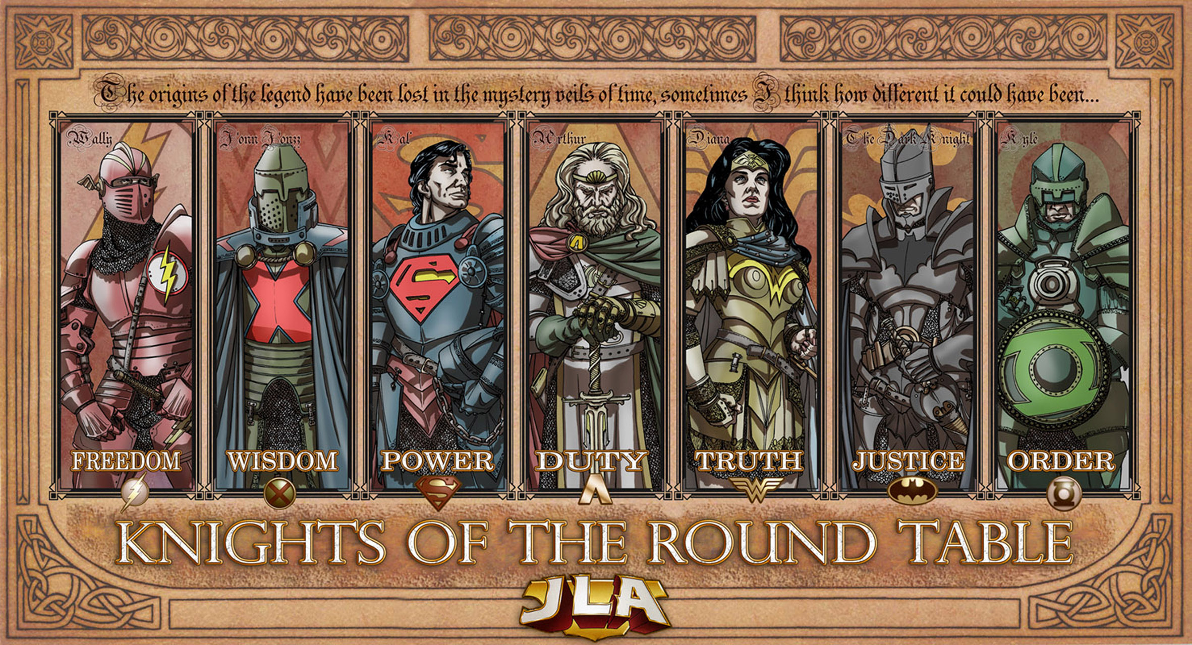 Jlaknights Of The Round Table By Thecomicfan On Deviantart Jlaknights Of The Round Table By Thecomicfan On Deviantart
