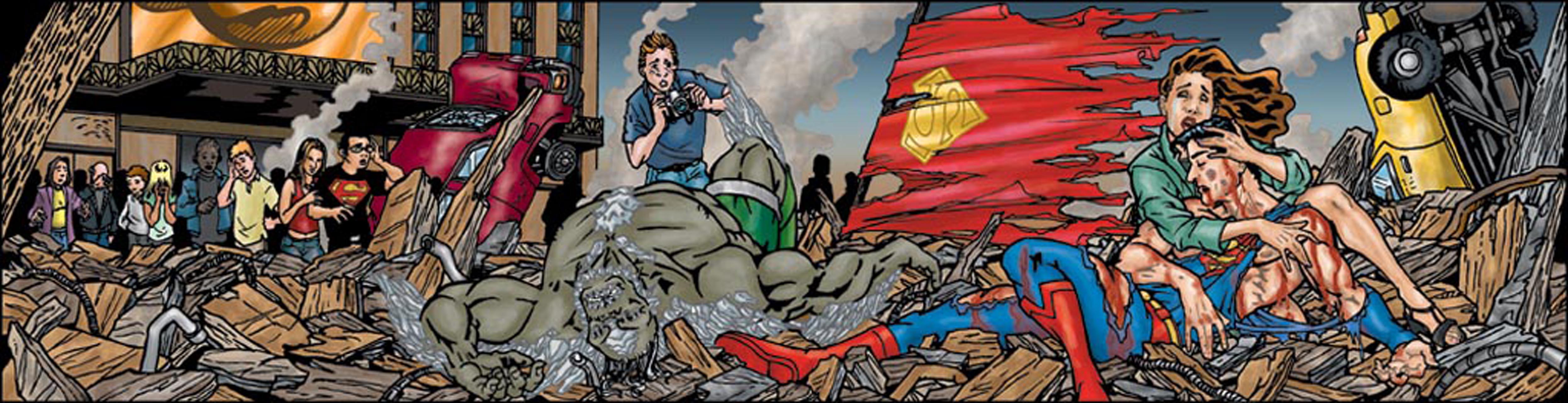 The death of Superman by TheComicFan on DeviantArt The death of Superman by TheComicFan on DeviantArt