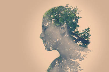 My sweet lady  #Double Exposure