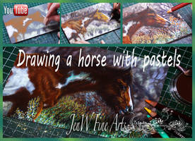 Horse in pastels tutorial