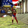 Callie Cosplay as Wonder Woman Warrior Goddess