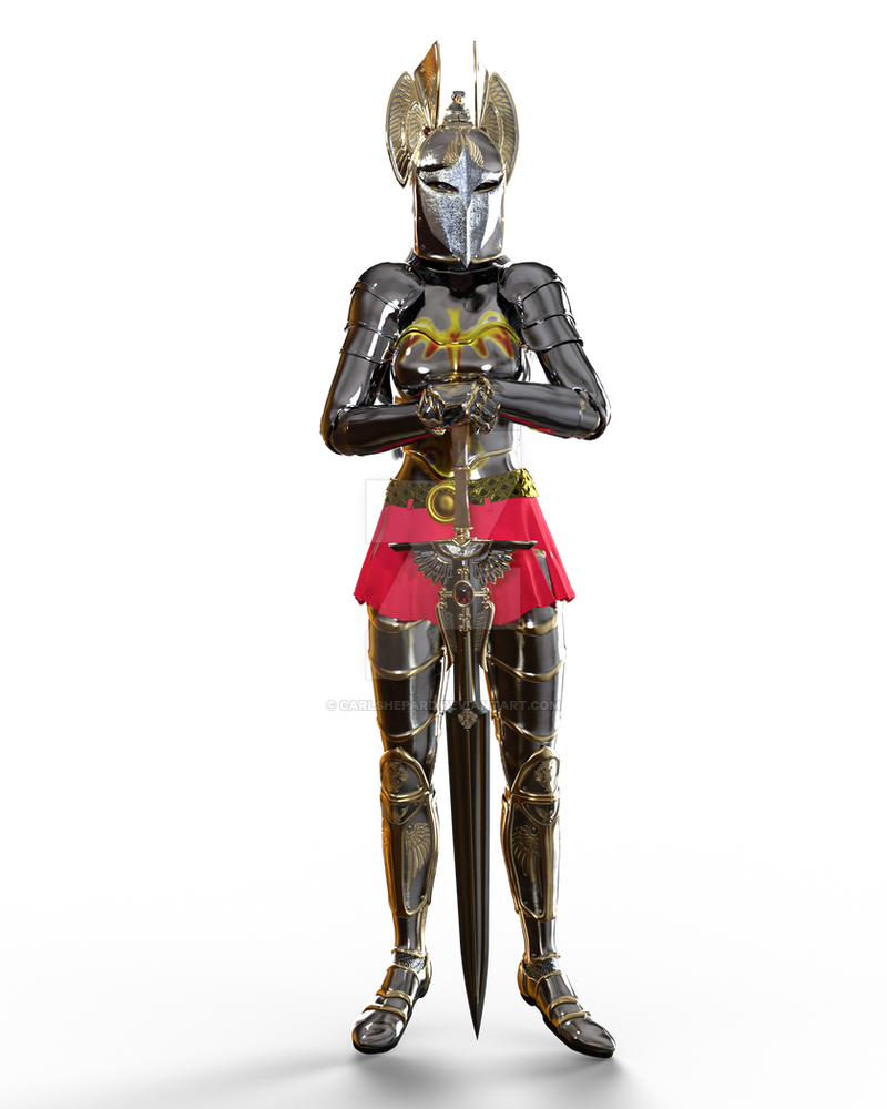 Floating Armor Nubia with Floating Armor WIP by CarlShepard on DeviantArt