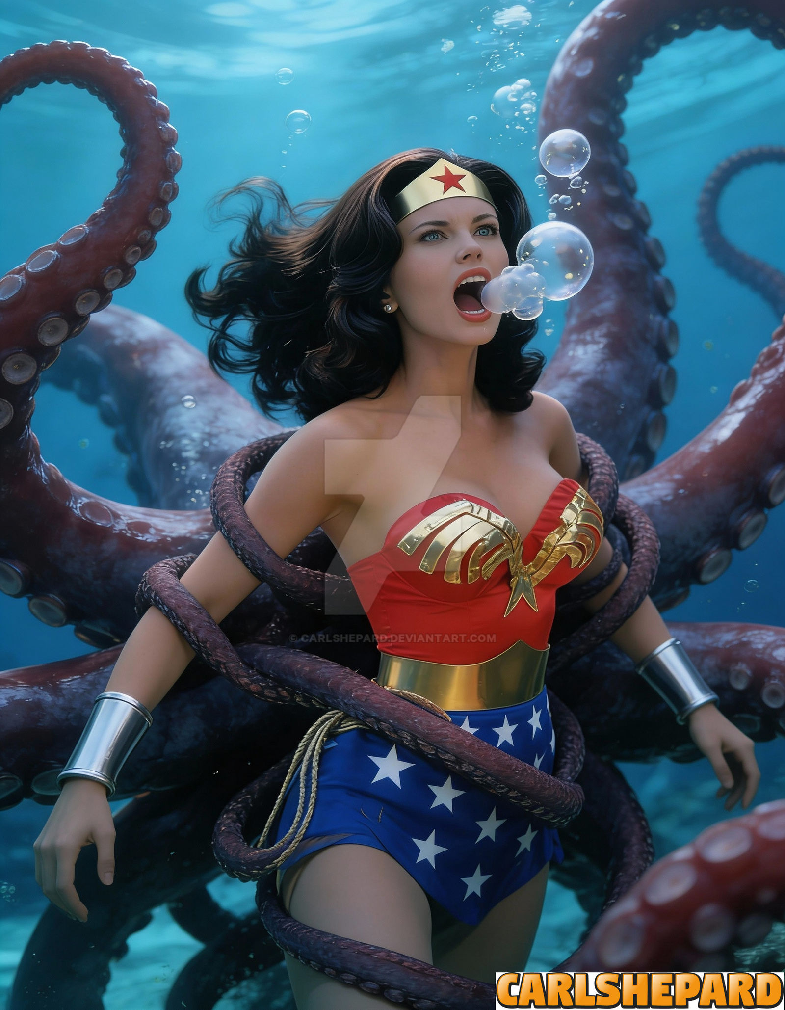 Deep Trouble Deviantart Wonder Woman Deep Trouble Reboot Preview! by CarlShepard on DeviantArt