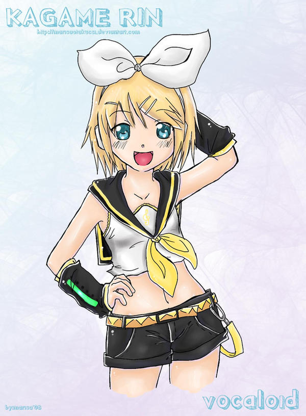 Kagagame Rin kagamine rin original fanart by MarisaArtist on DeviantArt
