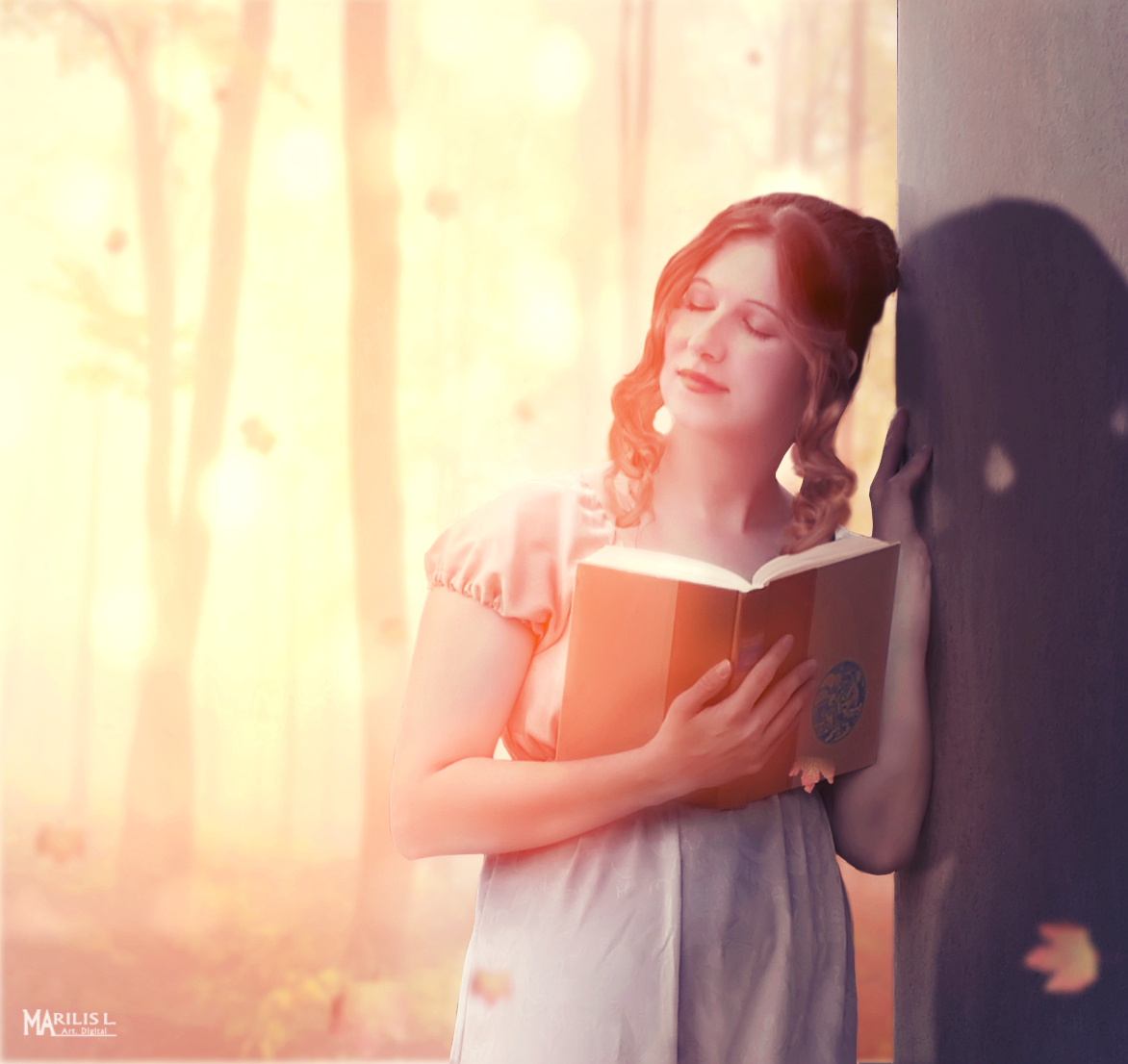 Create a Dreamy Autumn Photo Manipulation Scene Wi