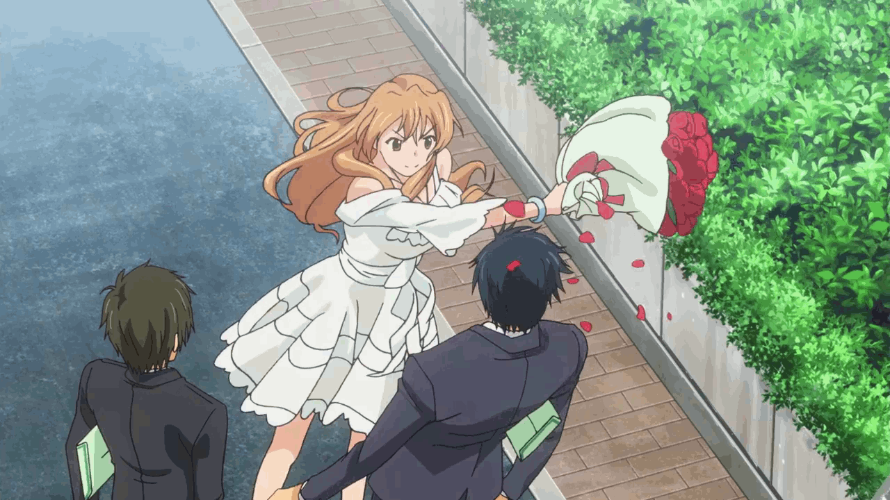 Golden Time Flower Slap gif by Paranoxias on DeviantArt